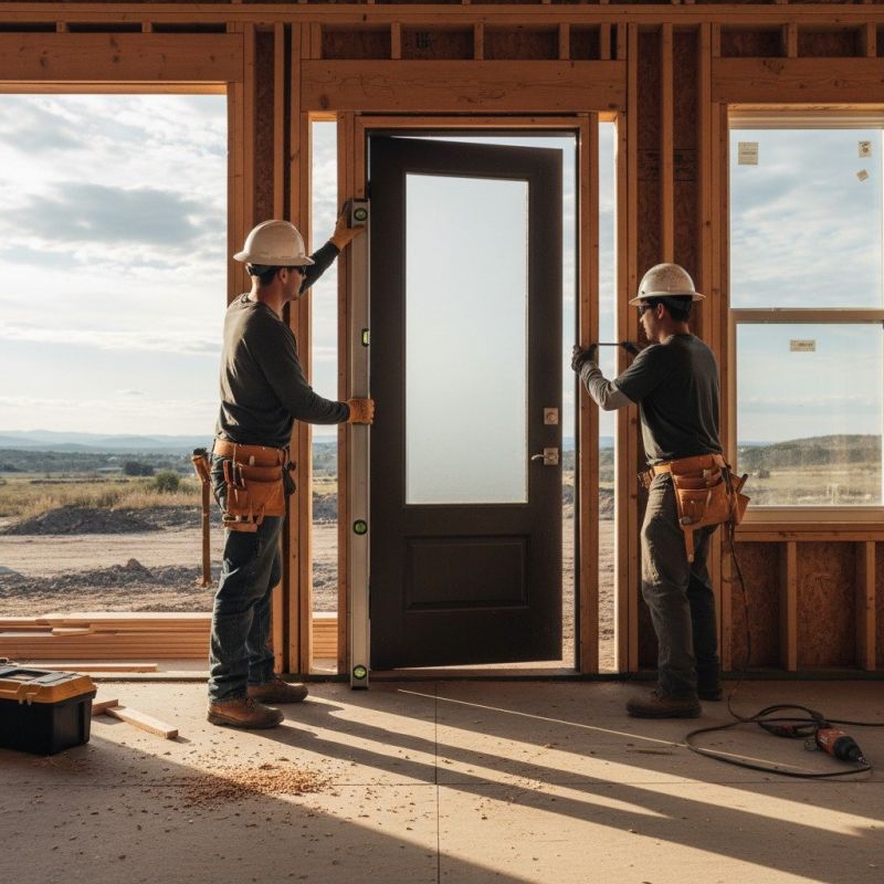 Front Door Installation detail