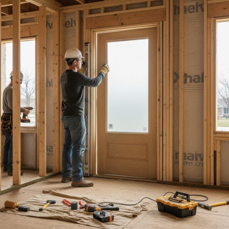 Office Door Installation detail